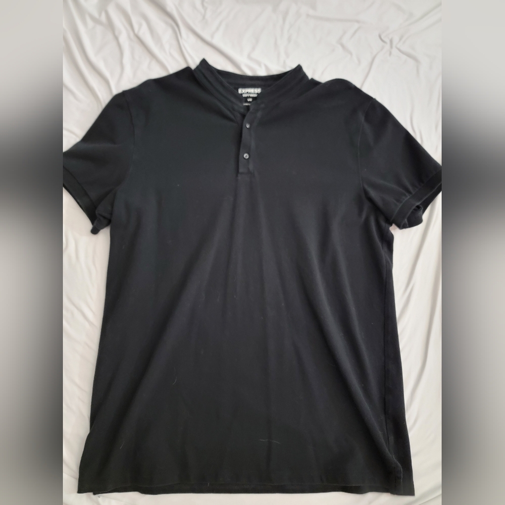 Express black polo
